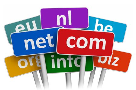 Domain names and internet concept